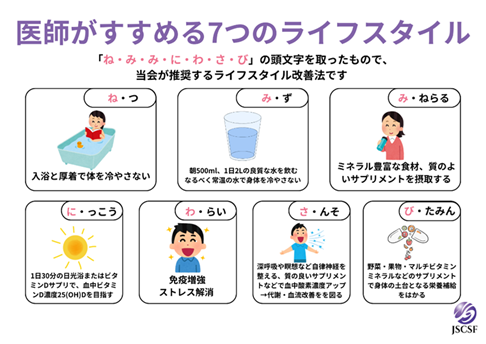 医師がすすめる７つのライフスタイル